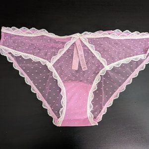 Dream Angels Swiss Dot Lace Cheekini Panty